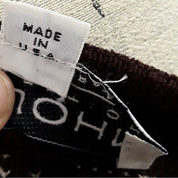 St. John Brown and Tan Square Button Down Cardigan - Picture 8 of 11